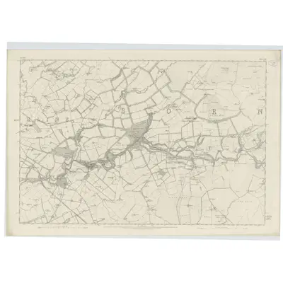 1856 Map of Ayrshire, Sheet XXIX, 1860 Print
