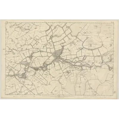 1856 Map of Ayrshire, Sheet XXIX, 1860 Print
