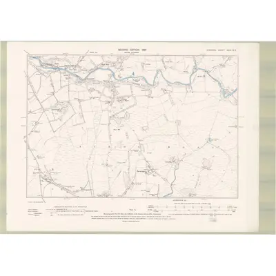 1895 Map of Ayrshire Sheet XXIX.SE, 1897 Print