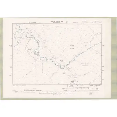 1895 Map of Ayrshire Sheet XXV.NE, 1899 Print