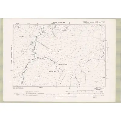 1895 Map of Ayrshire Sheet XXV.NW, 1898 Print