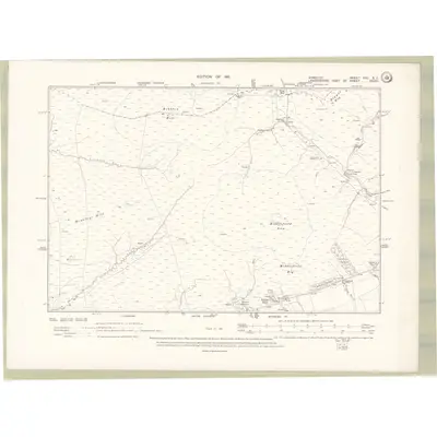1908 Map of Ayrshire Sheet XXV.SE, 1911 Print