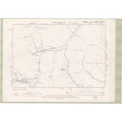 1895 Map of Ayrshire Sheet XXVI.SE, 1899 Print