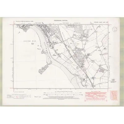 1938 Map of Ayrshire Sheet XXVII.NW, 1947 Print