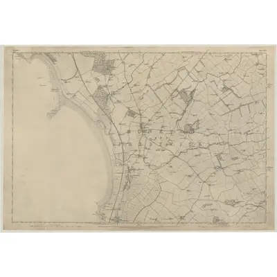 1857 Map of Ayrshire, Sheet XXVII, 1860 Print