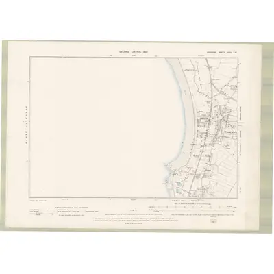 1895 Map of Ayrshire Sheet XXVII.SW, 1897 Print