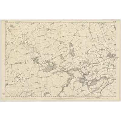 1857 Map of Ayrshire, Sheet XXVIII, 1860 Print