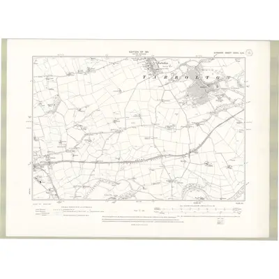 1905 Map of Ayrshire Sheet XXVIII.SW, 1911 Print