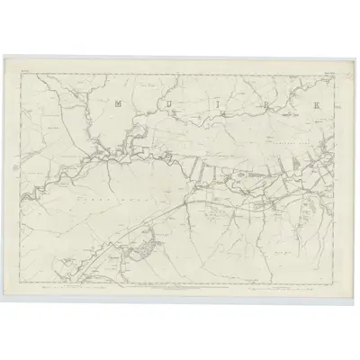 1856 Map of Ayrshire, Sheet XXX, 1860 Print