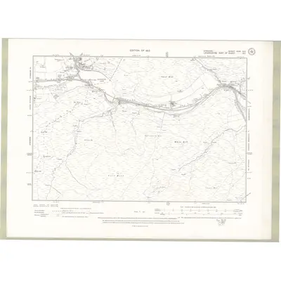 1908 Map of Ayrshire Sheet XXXI.NE, 1912 Print