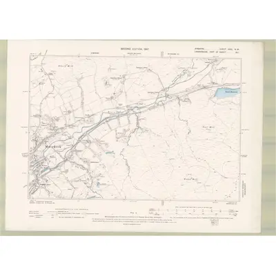 1895 Map of Ayrshire Sheet XXXI.NW, 1897 Print