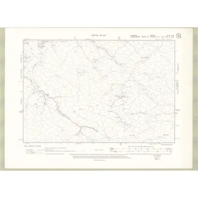 1908 Map of Ayrshire Sheet XXXI.SW, 1911 Print
