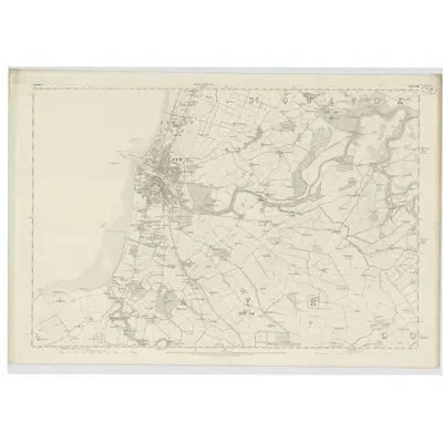 1857 Map of Ayrshire, Sheet XXXIII, 1860 Print