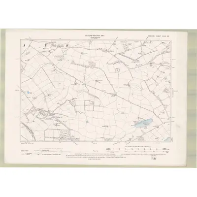 1895 Map of Ayrshire Sheet XXXIII.SE, 1897 Print