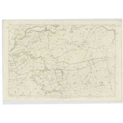 1857 Map of Ayrshire, Sheet XXXIV, 1860 Print
