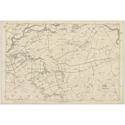 1857 Map of Ayrshire, Sheet XXXIV, 1860 Print