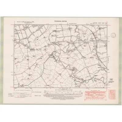 1938 Map of Ayrshire Sheet XXXIV.SW, 1948 Print