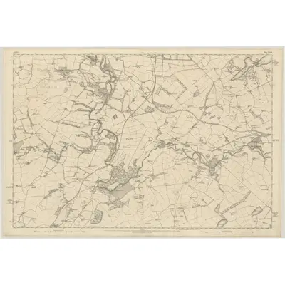 1856 Map of Ayrshire, Sheet XXXIX, 1860 Print