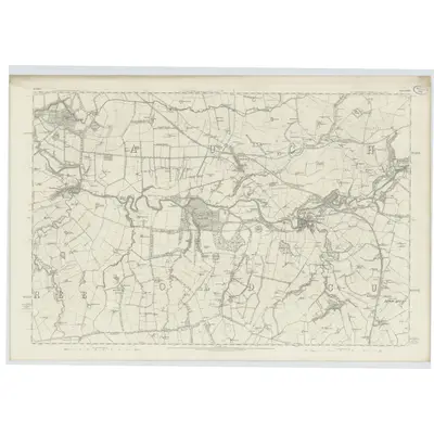 1857 Map of Ayrshire, Sheet XXXV, 1860 Print