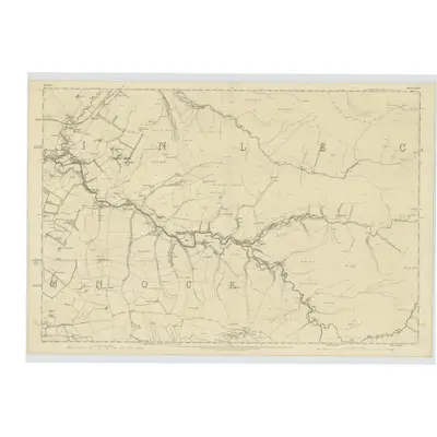 1857 Map of Ayrshire, Sheet XXXVI, 1860 Print
