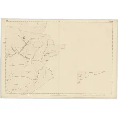 1857 Map of Ayrshire, Sheet XXXVII (with inset XLII.A), 1860 Print