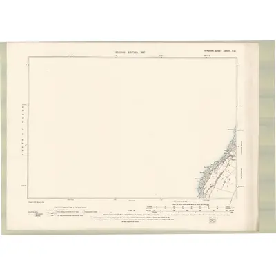 1894 Map of Ayrshire Sheet XXXVIII.NW, 1897 Print