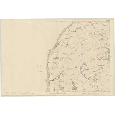 1856 Map of Ayrshire, Sheet XXXVIII, 1859 Print