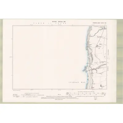 1894 Map of Ayrshire Sheet XXXVIII.SW, 1897 Print