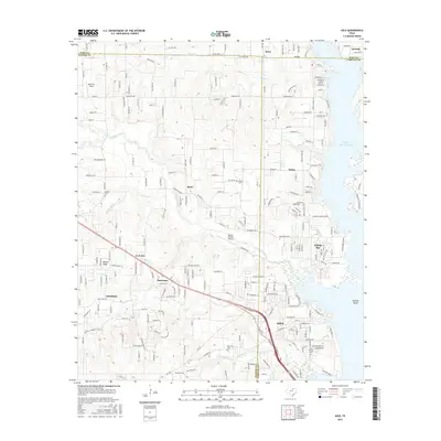 2016 Map of Azle, 2016 Print