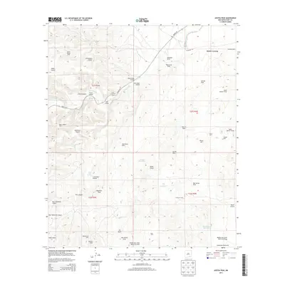 2013 Map of Azotea Peak, 2013 Print