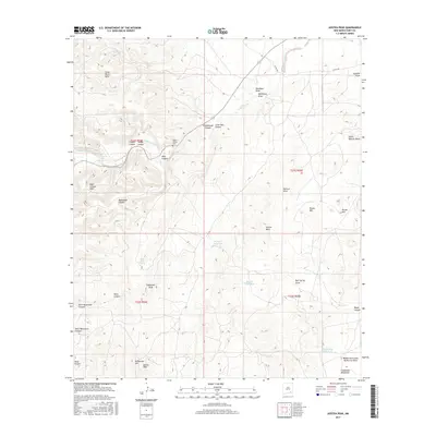 2017 Map of Azotea Peak, 2017 Print