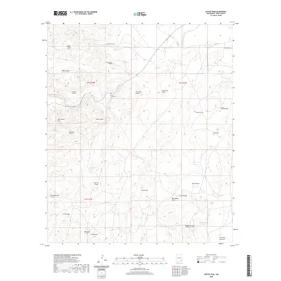 2020 Map of Azotea Peak, 2020 Print