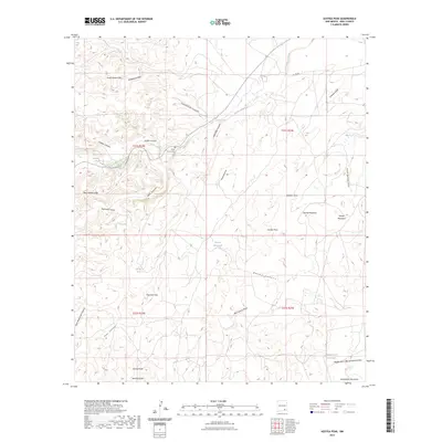 2023 Map of Azotea Peak, 2023 Print