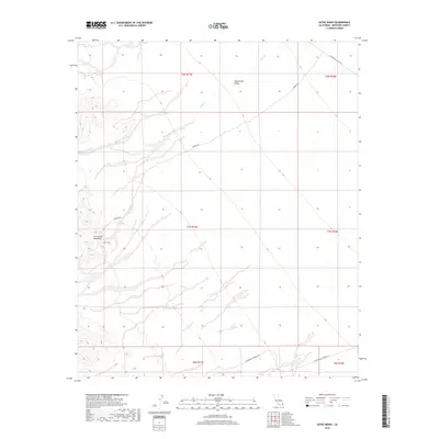 2018 Map of Aztec Mines, 2018 Print