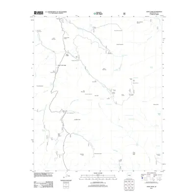 2011 Map of Aztec Peak, 2011 Print