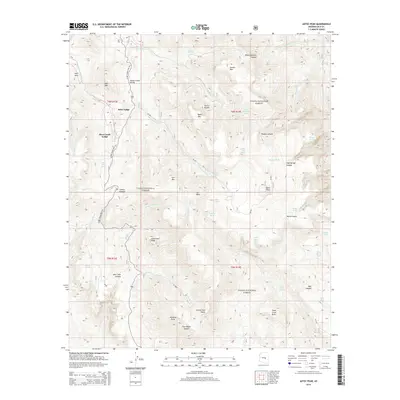 2014 Map of Aztec Peak, 2014 Print