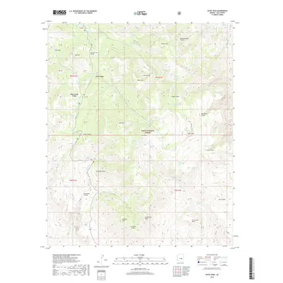 2018 Map of Aztec Peak, 2018 Print
