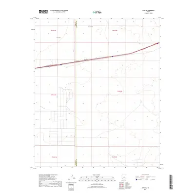 2018 Map of Aztec SE, 2018 Print