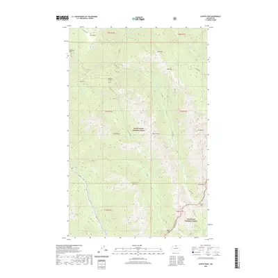 2020 Map of Azurite Peak, 2020 Print
