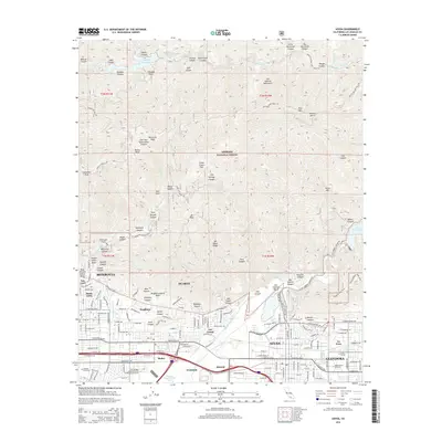 2015 Map of Azusa, 2015 Print