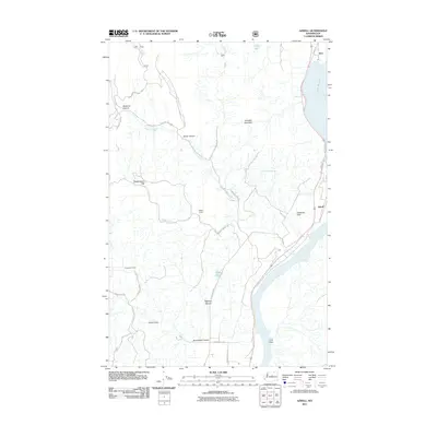 2011 Map of Azwell, 2011 Print
