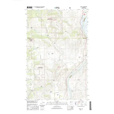 2017 Map of Azwell, 2017 Print