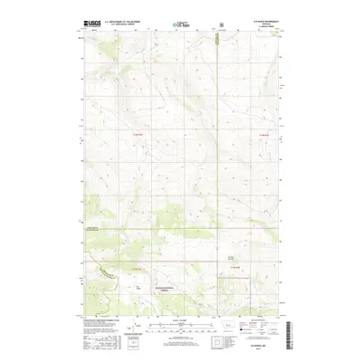 2017 Map of B K Ranch, 2017 Print