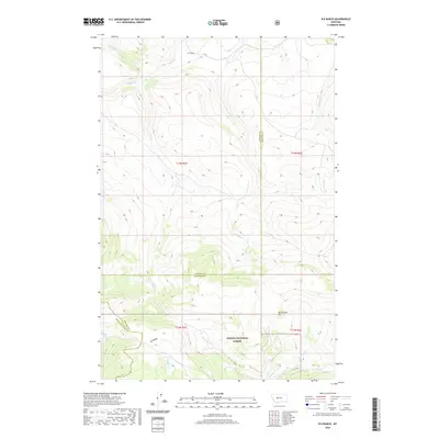 2020 Map of B K Ranch, 2020 Print