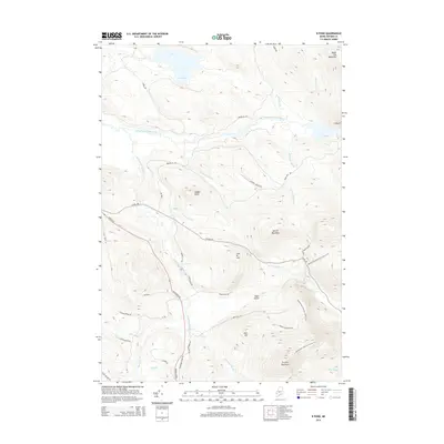 2014 Map of B Pond, 2014 Print