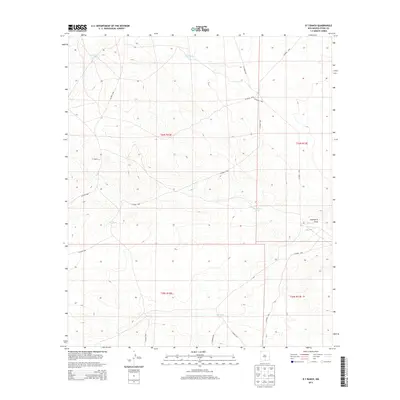 2013 Map of B T Ranch, 2013 Print
