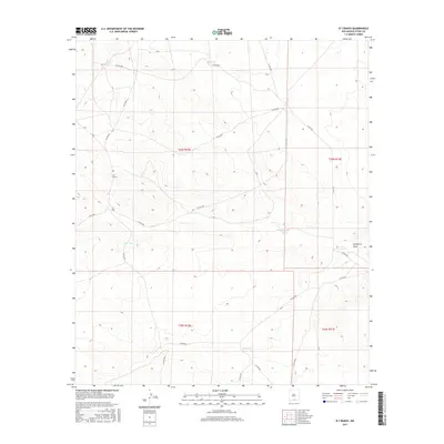 2017 Map of B T Ranch, 2017 Print