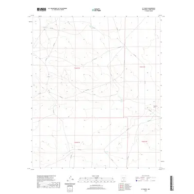2020 Map of B T Ranch, 2020 Print