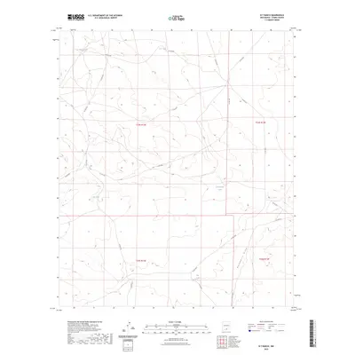 2023 Map of B T Ranch, 2023 Print