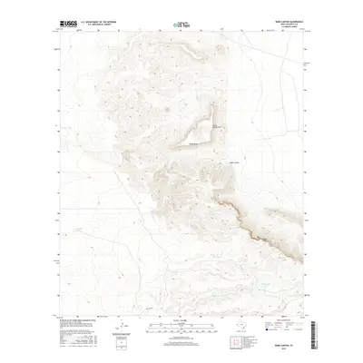 2016 Map of Babb Canyon, 2016 Print
